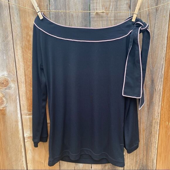 Marc Jacobs Bateau neckline black top - Picture 11 of 12